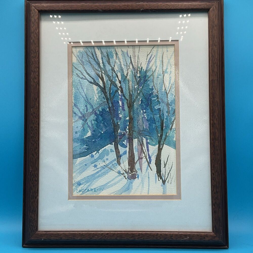 Laura Reilly Original Watercolors”Days Of Long Shadows” 7”X 10”